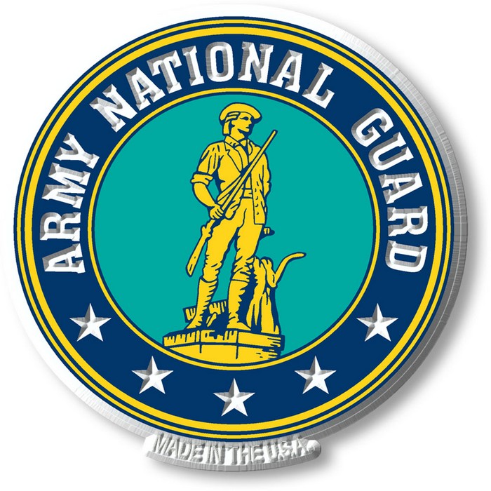 MIL117 U.S. Army National Guard MILITARY Magnet